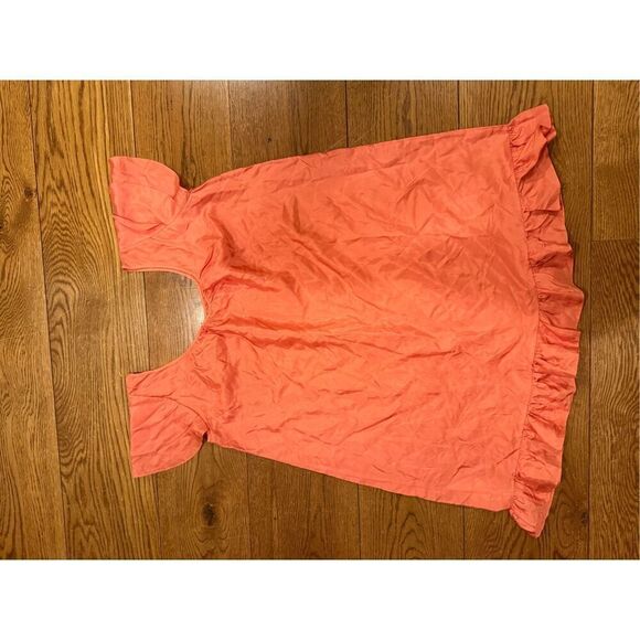 Club Monaco Silk Ruffle Sleeve Dress - Size 8 - Picture 6 of 6